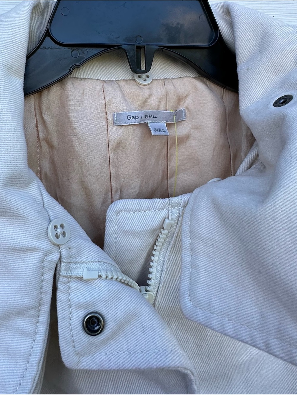 GAP Light Cream Utility Jacket - Picture 4 of 5